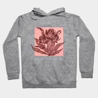 Striped Tulips Hoodie